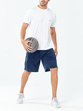 Load image into Gallery viewer, NORTHYARD Men's 10" Athletic Shorts – Quick-Dry Mesh Gym & Basketball Training Shorts in Dark Blue (3XL)