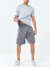 Load image into Gallery viewer, NORTHYARD Men's 10" Athletic Shorts – Quick-Dry Mesh Gym & Basketball Training Shorts in Stone