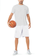 Load image into Gallery viewer, NORTHYARD Men's 10" Athletic Shorts – Quick-Dry Mesh Gym & Basketball Training Shorts in White