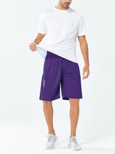 Load image into Gallery viewer, NORTHYARD Men's 10" Athletic Shorts – Quick-Dry Mesh Gym & Basketball Training Shorts in Purple