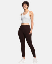Load image into Gallery viewer, Women’s Longline Sports Bra Wirefree Padded Medium Support Yoga Bras Gym Running Workout Tank Tops