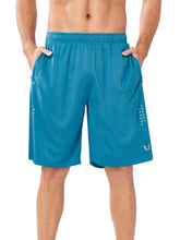 Load image into Gallery viewer, NORTHYARD Men's 10" Athletic Shorts – Quick-Dry Mesh Gym & Basketball Training Shorts in Lake Blue