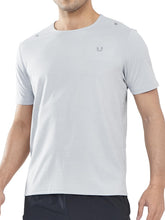 Load image into Gallery viewer, NORTHYARD Men's Workout Gym Shirts Quick Dry T-Shirts Running Athletic Short Sleeve Shirt for Men LIGHTGREY