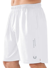 Load image into Gallery viewer, NORTHYARD Men's 10" Athletic Shorts – Quick-Dry Mesh Gym & Basketball Training Shorts in White