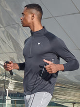 Load image into Gallery viewer, NORTHYARD Men's Short Sleeve Workout Gym Shirt – Quick Dry Athletic T-Shirt | Dark Grey