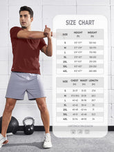 Load image into Gallery viewer, NORTHYARD Men's Workout Gym Shirts Quick Dry T-Shirts Running Athletic Short Sleeve Shirt for Men Wine