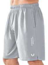 Load image into Gallery viewer, NORTHYARD Men's 10" Athletic Shorts – Quick-Dry Mesh Gym & Basketball Training Shorts in Light Grey