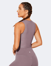 Load image into Gallery viewer, Natural Feelings Nudi Sports Bras for Women Removable Padded Yoga Tank Tops Sleeveless Fitness Workout Crop Tops