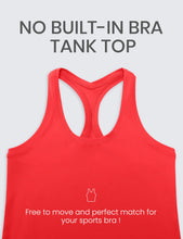 Load image into Gallery viewer, CRZ YOGA Butterluxe Racerback Workout Tank Tops for Women Sleeveless Camisole Gym Athletic Yoga Shirts Deep Red
