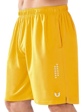 Load image into Gallery viewer, NORTHYARD Men's 10" Athletic Shorts – Quick-Dry Mesh Gym & Basketball Training Shorts in Gold