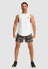 Load image into Gallery viewer, G Gradual Men's 5" Running Shorts with Zip Pockets – Quick-Dry Gym & Athletic Workout Shorts in Green Camo