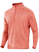 Load image into Gallery viewer, NORTHYARD Men's Long Sleeve Quarter Zip Running Shirt – Moisture Wicking Athletic Pullover