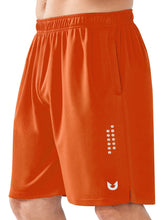 Load image into Gallery viewer, NORTHYARD Men's 10" Athletic Shorts – Quick-Dry Mesh Gym & Basketball Training Shorts in Orange