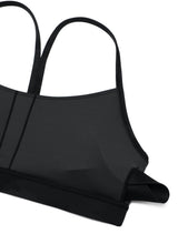 Load image into Gallery viewer, CRZ YOGA Butterluxe Womens Y Back Sports Bra - Padded Racerback Low Impact Spaghetti Thin Strap Workout Yoga Top Dark Grey Camouflage 2