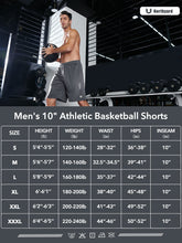 Load image into Gallery viewer, NORTHYARD Men's 10" Athletic Shorts – Quick-Dry Mesh Gym & Basketball Training Shorts in Smoke Grey