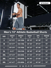 Load image into Gallery viewer, NORTHYARD Men's 10" Athletic Shorts – Quick-Dry Mesh Gym & Basketball Training Shorts in Cool Grey