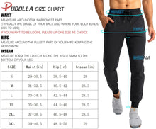 Load image into Gallery viewer, Pudolla Men's Lightweight Tapered Jogger Pants with Zip Pockets – Quick-Dry Athletic Running Joggers in Arona Blue