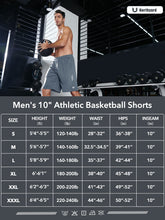 Load image into Gallery viewer, NORTHYARD Men's 10" Athletic Shorts – Quick-Dry Mesh Gym & Basketball Training Shorts in Cloud