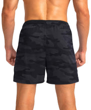 Load image into Gallery viewer, G Gradual Men's 5" Running Shorts with Zip Pockets – Quick-Dry Gym & Athletic Workout Shorts in Grey Camo
