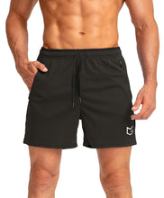 Load image into Gallery viewer, G Gradual Men's 5" Running Shorts with Zip Pockets – Quick-Dry Gym & Athletic Workout Shorts in Olive Green