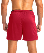 Load image into Gallery viewer, G Gradual Men's 5" Running Shorts with Zip Pockets – Quick-Dry Gym & Athletic Workout Shorts in Red