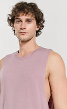 Load image into Gallery viewer, Project Titan Men's Drop Arm Tank Top – Cut Off Sleeveless Gym Shirt for Weightlifting & Training in Ash Pink