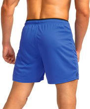 Load image into Gallery viewer, G Gradual Men's 5" Running Shorts with Zip Pockets – Quick-Dry Gym & Athletic Workout Shorts in Blue