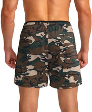 Load image into Gallery viewer, G Gradual Men's 5" Running Shorts with Zip Pockets – Quick-Dry Gym & Athletic Workout Shorts in Green Camo