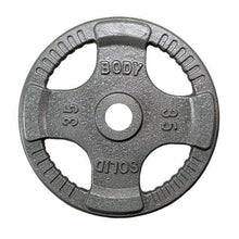 Load image into Gallery viewer, 255lb. Gray Cast Iron Grip Olympic Weight Plate Set - The Home Fitness Corp