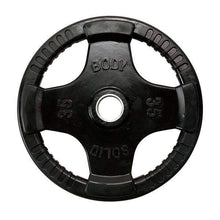 Load image into Gallery viewer, 255lb. Rubber Grip Olympic Plate Set Olympic Weight Set - The Home Fitness Corp