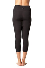 Load image into Gallery viewer, Yogalicious High Waist Ultra Soft Lightweight Capris - High Rise Yoga Pants - Black Nude Tech