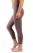 Load image into Gallery viewer, Yogalicious High Waist Ultra Soft Lightweight Capris - French Toast Lux