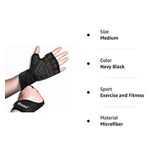 Load image into Gallery viewer, ihuan Weight Lifting Gym Workout Gloves with Wrist Wrap Support for Men & Women, Full Palm Protection, for Weightlifting, Training, Fitness, Exercise, Pull ups