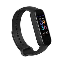 Load image into Gallery viewer, Amazfit Band 5 Activity Fitness Tracker with Alexa Built-in, 15-Day Battery Life, Blood Oxygen, Heart Rate, Sleep & Stress Monitoring, 5 ATM Water Resistant, Fitness Watch for Men Women Kids, Black