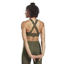 Load image into Gallery viewer, Reebok Women's Standard Puremove+ High Impact Sports Bra, Poplar Green, Large E&F