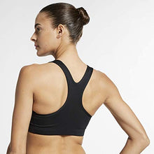 Load image into Gallery viewer, Women's Nike Swoosh Sports Bra, Sports Bra for Women with Compression & Medium Support, Black/White, XL