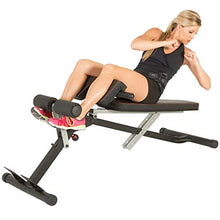 Load image into Gallery viewer, Fitness Reality X-Class Light Commercial Multi-Workout Abdominal/Hyper Back Extension Bench, Black