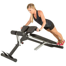 Load image into Gallery viewer, Fitness Reality X-Class Light Commercial Multi-Workout Abdominal/Hyper Back Extension Bench, Black