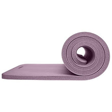 Load image into Gallery viewer, Retrospec Solana Yoga Mat 1" Thick w/Nylon Strap for Men & Women - Non Slip Exercise Mat for Home Yoga, Pilates, Stretching, Floor & Fitness Workouts -Violet Haze
