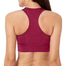 Load image into Gallery viewer, Reebok Women's Standard Running Essentials Full Sports Bra, Punch Berry, Large