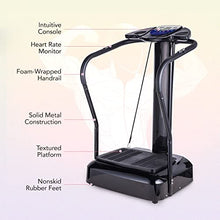 Load image into Gallery viewer, 2000W Whole Body Vibration Platform Exercise Machine with MP3 Player (180 Speed Levels Platform)