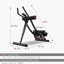 Load image into Gallery viewer, Fitlaya Fitness ab machine, ab workout equipment for home gym, Height Adjustable ab trainer, foldable fitness equipment.