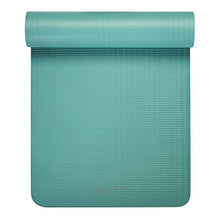 Load image into Gallery viewer, Gaiam Essentials Thick Yoga Mat Fitness & Exercise Mat With Easy-Cinch Carrier Strap, Teal, 72"L X 24"W X 2/5 Inch Thick