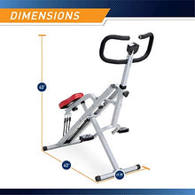 Load image into Gallery viewer, Marcy Squat Rider Machine for Glutes and Quads Workout XJ-6334, Silver & Black