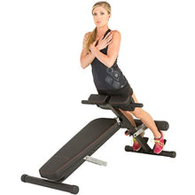 Load image into Gallery viewer, Fitness Reality X-Class Light Commercial Multi-Workout Abdominal/Hyper Back Extension Bench, Black