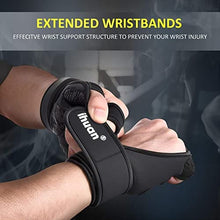 Load image into Gallery viewer, ihuan Weight Lifting Gym Workout Gloves with Wrist Wrap Support for Men & Women, Full Palm Protection, for Weightlifting, Training, Fitness, Exercise, Pull ups