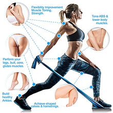 Load image into Gallery viewer, Resistance Bands Set. 5 Pack Non-Latex Physical Therapy, Professional Elastic Band. Perfect for Home Exercise, Workout, Strength Training, Yoga, Pilates, Rehab or Gym Leg Upper, Lower Body