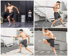 Load image into Gallery viewer, YNXing Dynamic Resistance Trainer Acceleration Speed Elastic Cord for Resistance Training to Improve Strength, Power, and Agility (6.6ft)