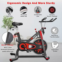 Load image into Gallery viewer, VIGBODY Exercise Bike Indoor Cycling Bicycle Stationary Bikes Cardio Workout Machine Upright Bike Belt Drive Home Gym