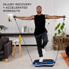 Load image into Gallery viewer, LifePro Vibration Plate Exercise Machine - Whole Body Workout Vibration Fitness Platform w/ Loop Bands - Home Training Equipment - Remote, Balance Straps, Videos & Manual